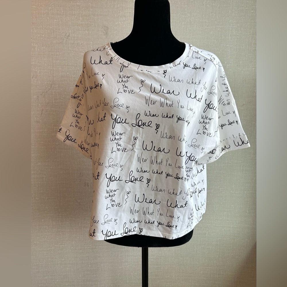 everyday JONES by Madeline Jones Short Sleeve Jersey Tee T Shirt Size Large